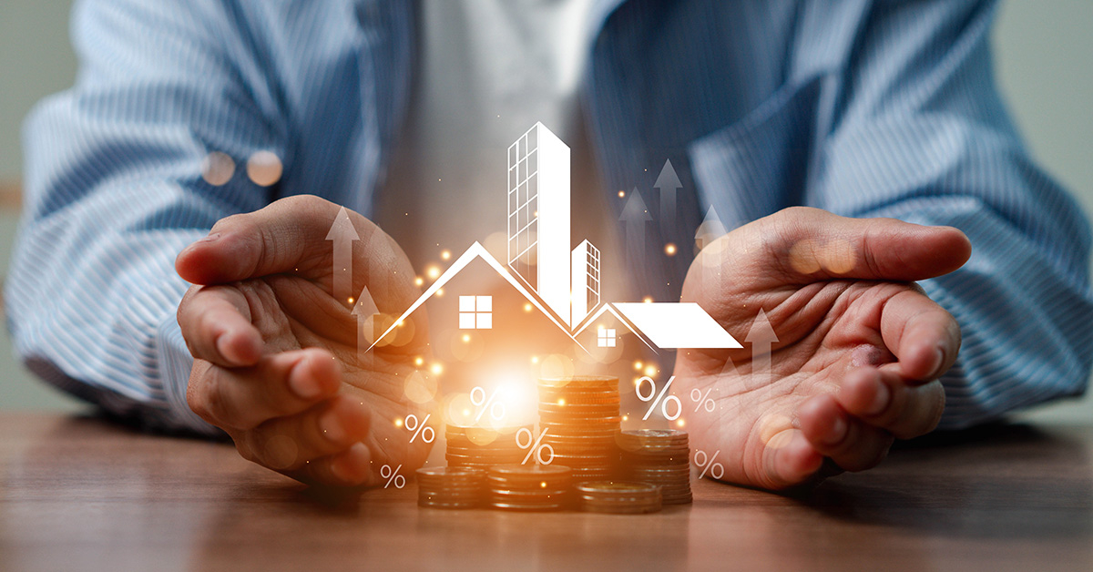 Visuel illustrant le marché de l'immobilier