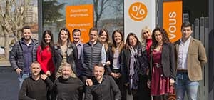 CAFPI Pau : photo équipe de courtiers
