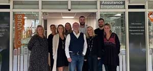 CAFPI Gujan-Mestras : photo équipe de courtiers